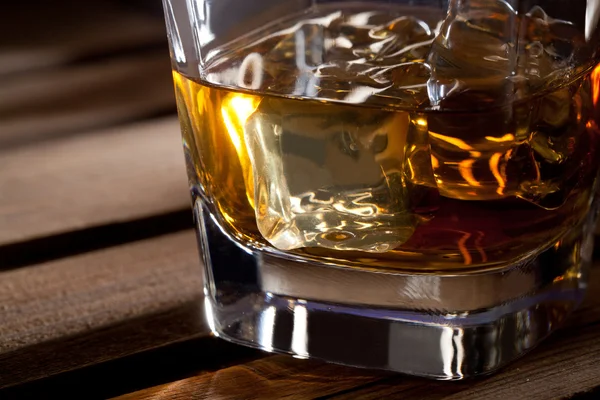 Egy pohár whisky. — Stock Fotó