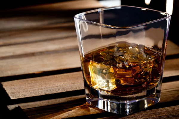 Glas Scotch Whiskey — Stockfoto