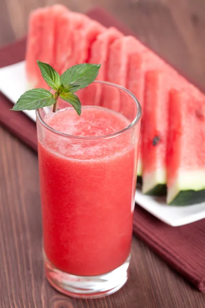 Vattenmelon smoothie — Stockfoto