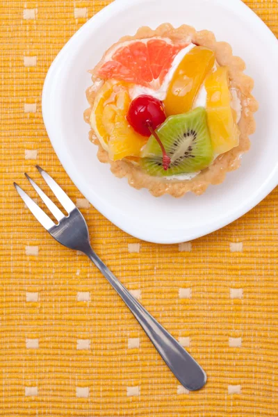 Fruit dessert tarts — Stock Photo, Image