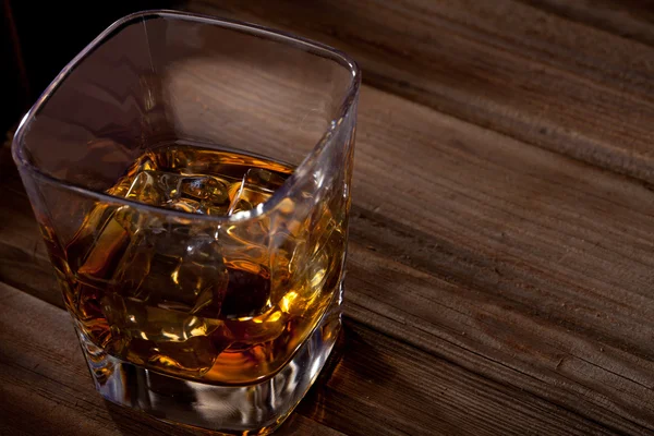 Glass of scotch whiskey — Stock Photo, Image