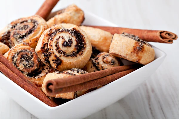 stock image Pinwheel cookies with cinnamon