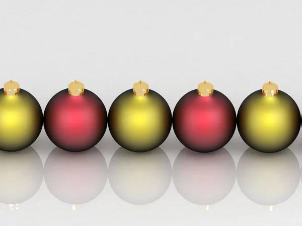 Bolas de Navidad brillantes —  Fotos de Stock