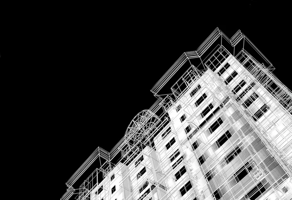 Abstraktní mrakodrapy — Stock fotografie