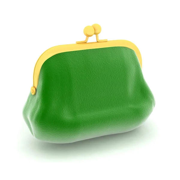 The color purse on a white background — Stock Photo, Image