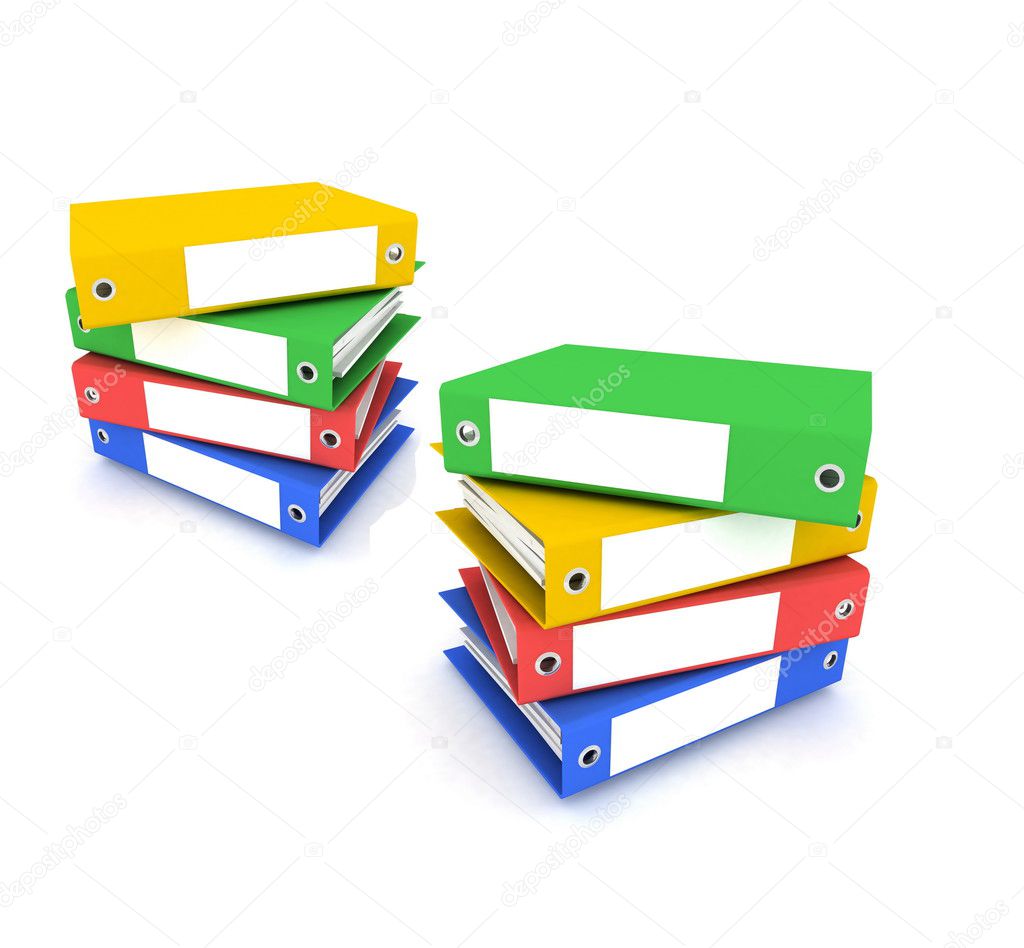 Color folders for papers