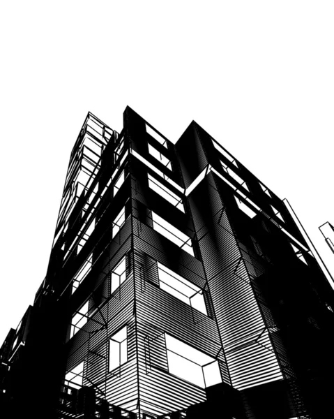 Streszczenie w nowoczesnym budynku — Zdjęcie stockowe