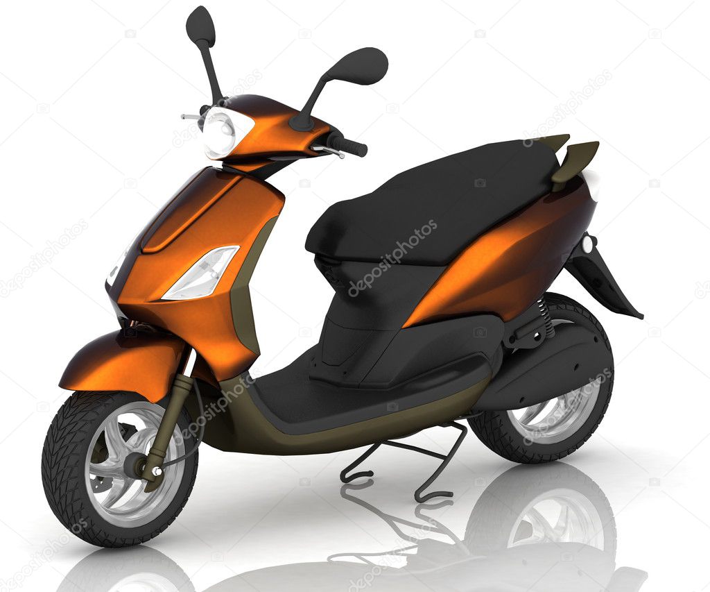 3d model scooter