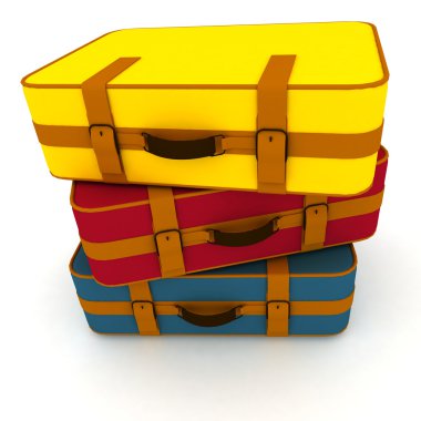 Suitcases clipart