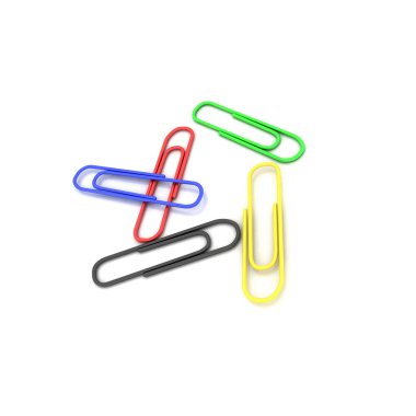 Clips for a paper clipart