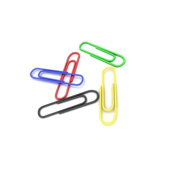 Clips for a paper — Stock Photo, Image