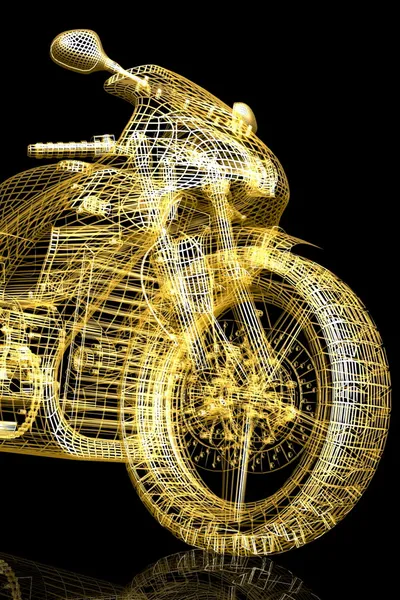 3D sport cykel — Stockfoto