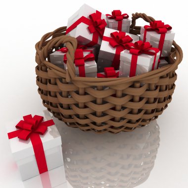 Gift boxes clipart