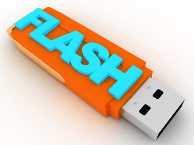 Usb flash drive clipart