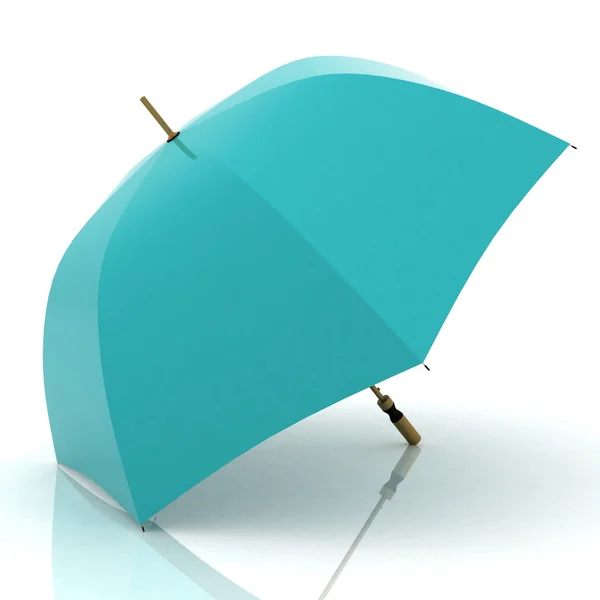 Blauwe paraplu — Stockfoto