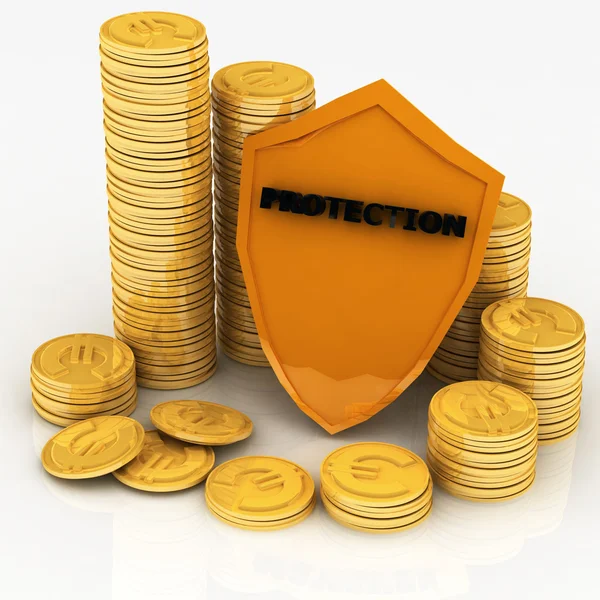 Protection of money and payments — Stock Photo, Image
