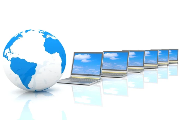 Internet Concept of global business — Stock Photo, Image