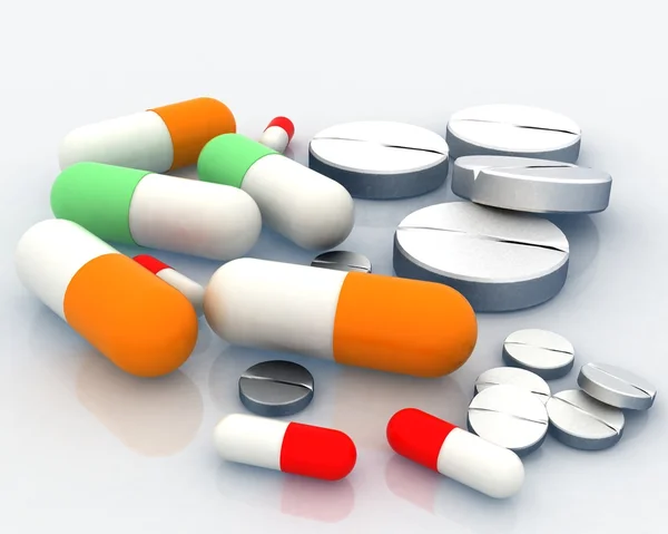 Pillola medicinale — Foto Stock