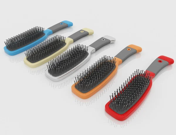 Escovas de cabelo — Fotografia de Stock