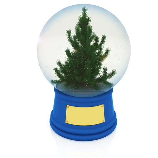 Christmas Snow globe — Stock Photo, Image