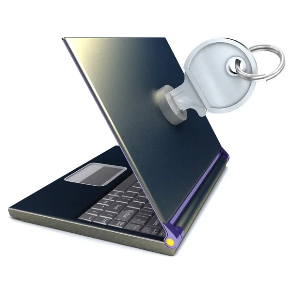 Notebook Lockable pattern — Stockfoto