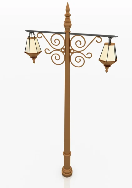 Straat lantaarn in retro stijl — Stockfoto