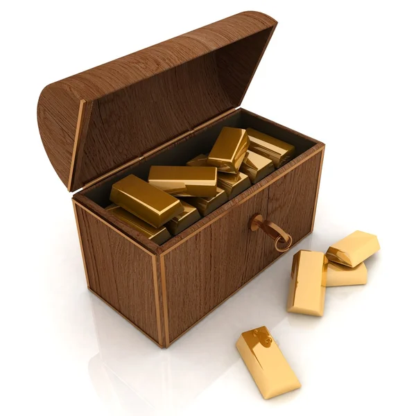 Treasure chest Stock Photo