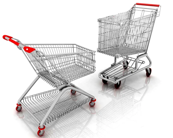 Shopping carts — Stock Photo, Image