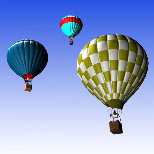 Hot air balloons — Stock Photo, Image