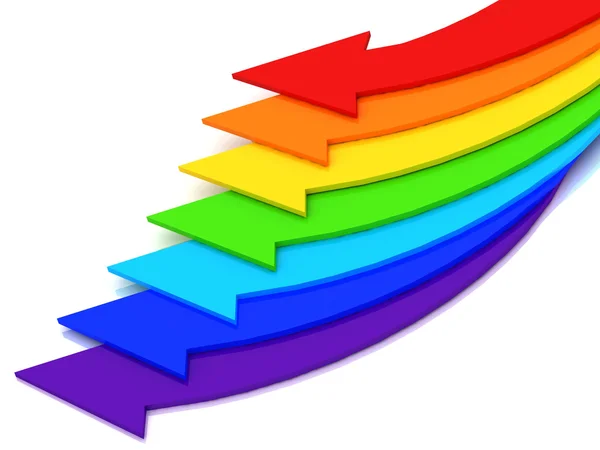 stock image Arrows of color