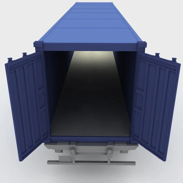 Open cargo container — Stock Photo, Image