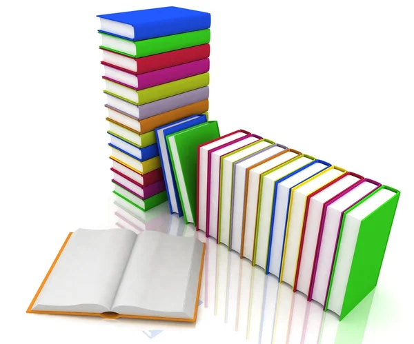 Pile of books — Stock Photo, Image