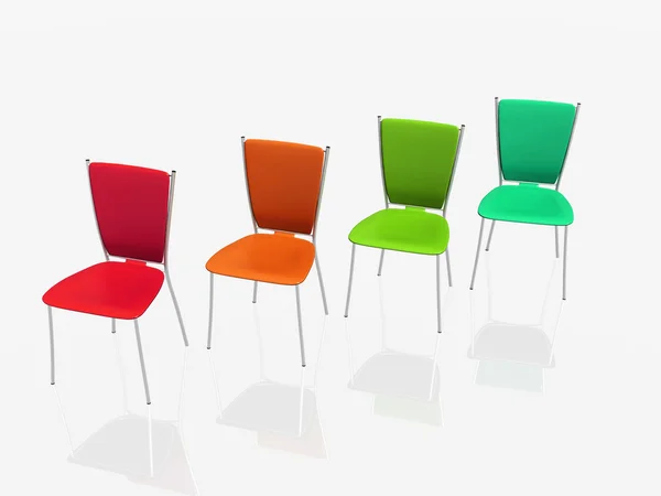 Group of chairs — Stock Photo, Image