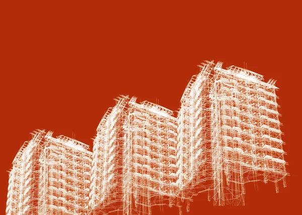 Arquitetura moderna abstrata — Fotografia de Stock