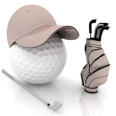 Belonging for playing golf clipart