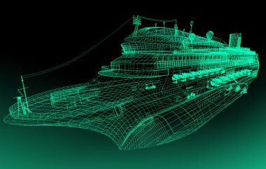 3D modeli luxury liner