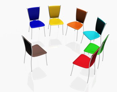 Group of chairs clipart