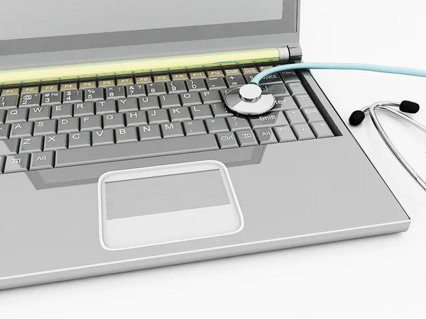 Laptopy diagnostyczne — Zdjęcie stockowe