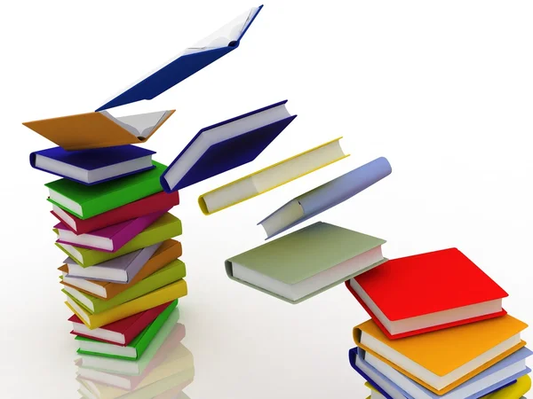 Books in pile — Stock Photo, Image