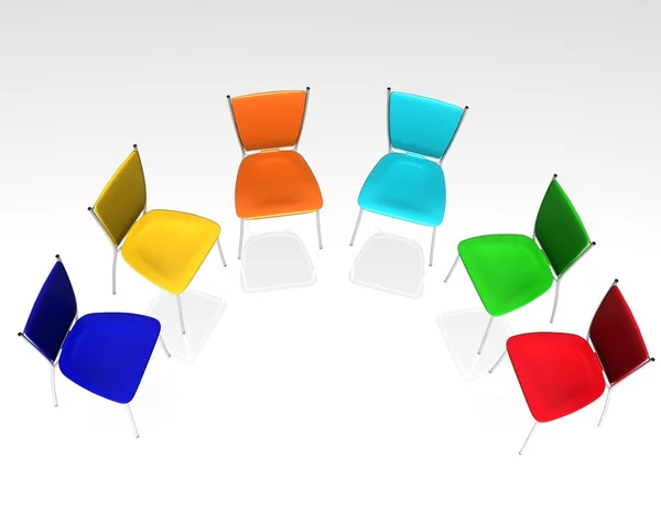 Group of chairs — Stock Photo, Image