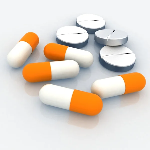 Pillola medicinale — Foto Stock