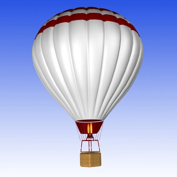 Hot air balloon isolated — Stock Photo, Image