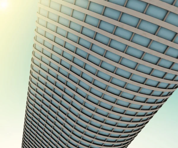 Ουρανοξύστες. 3D καθιστούν — Φωτογραφία Αρχείου