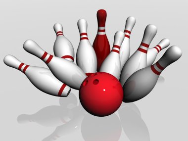 Bowling topu lobutlara çarpıyor.