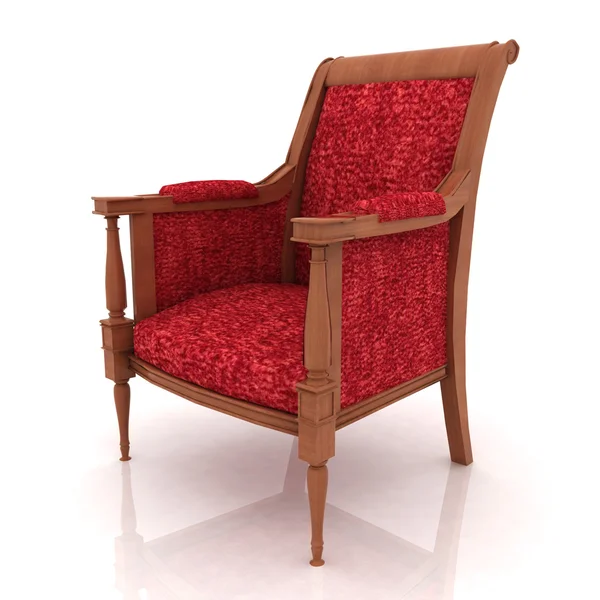 Oude elleboog-stoel — Stockfoto