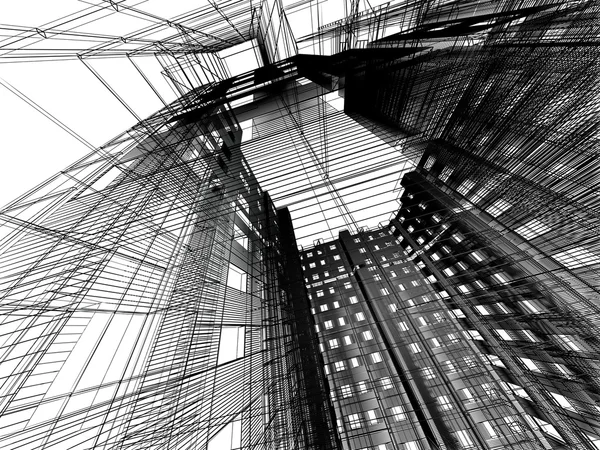 Abstract modern architecture background — Stock Photo, Image