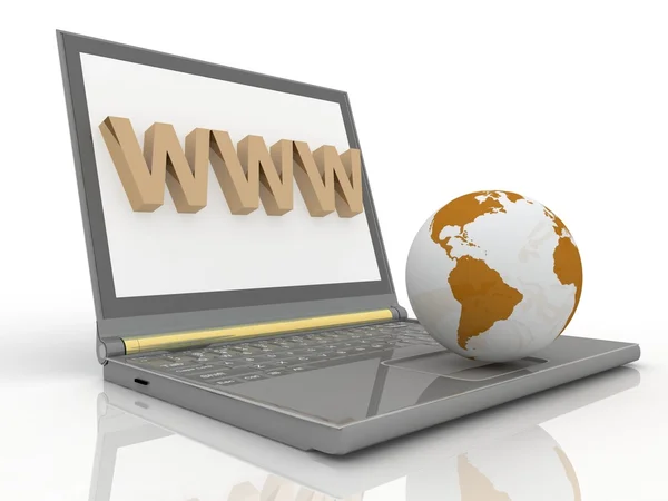 Globales Netzwerk Internet — Stockfoto