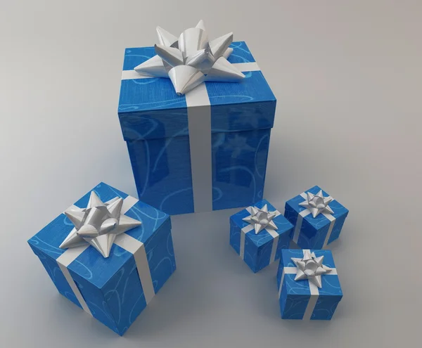 Όμορφα κουτιά δώρων — Φωτογραφία Αρχείου