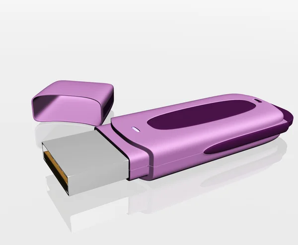 Urządzenie magazynujące USB — Zdjęcie stockowe