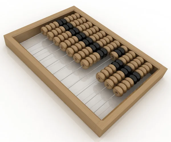 Trä abacus — Stockfoto